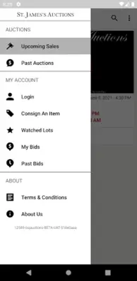 STJ Auctions android App screenshot 0