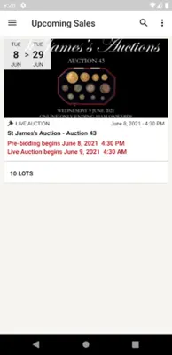 STJ Auctions android App screenshot 3